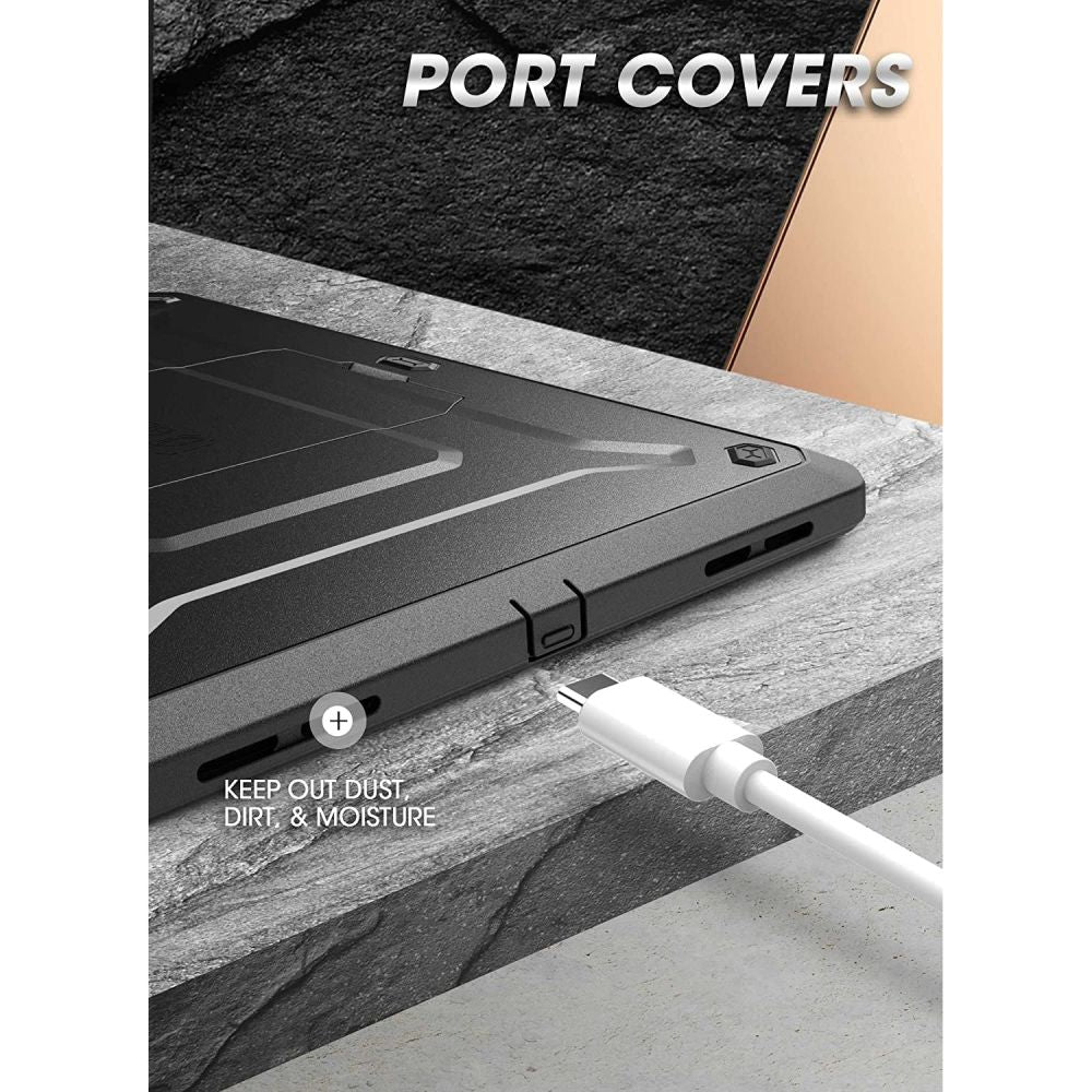 Suojakuori Apple iPad (2025) / iPad (2022), Supcase, Unicorn Beetle Pro, Musta