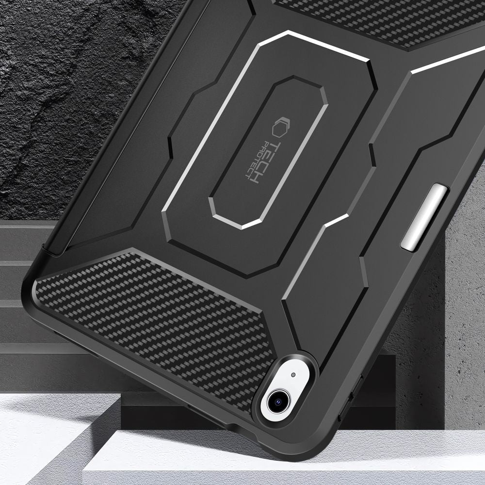 Suojakotelo Apple iPadille (2025) / iPadille (2022), Tech-Protect, Endurance, Musta