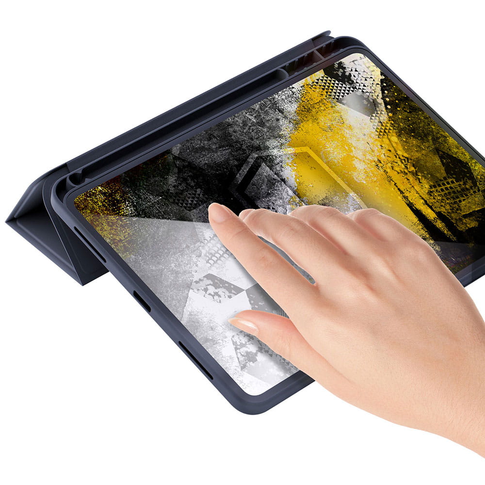 Case for Apple iPad (2025) / (2022), 3MK, Soft Tablet, Black