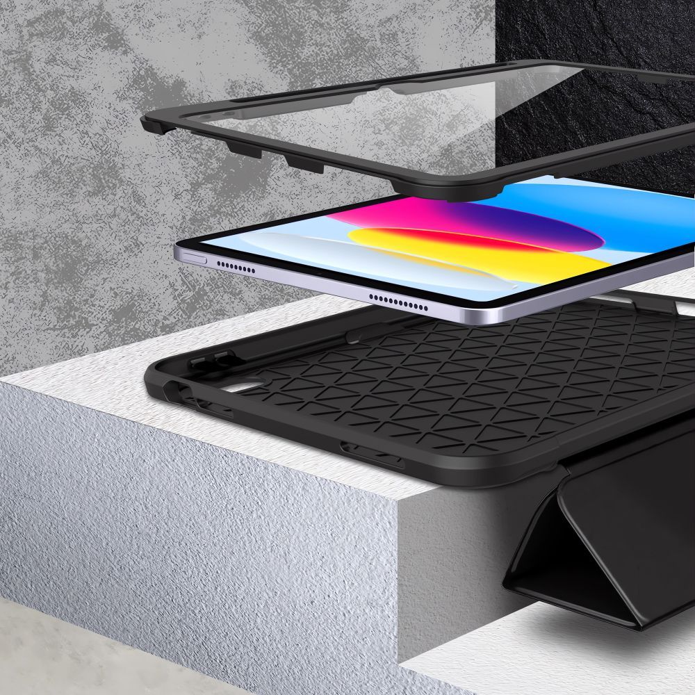 Suojakotelo Apple iPadille (2025) / iPadille (2022), Tech-Protect, Endurance, Musta