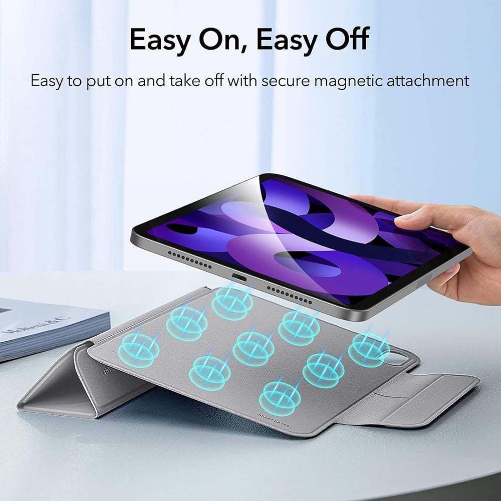 Suojakotelo Apple iPad Air 11:lle (2024) / Air (2022) / Air (2020) / Pro 11 (2018), ESR, Rebound, Harmaa