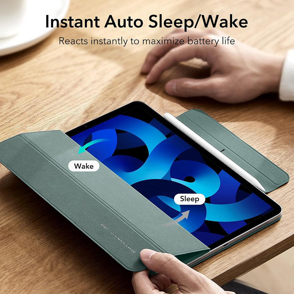 Suojakotelo Apple iPad Air 11 (2024) / Air (2022) / Air (2020) / Pro 11 (2018), ESR, Rebound, Satinoitu Vihreä