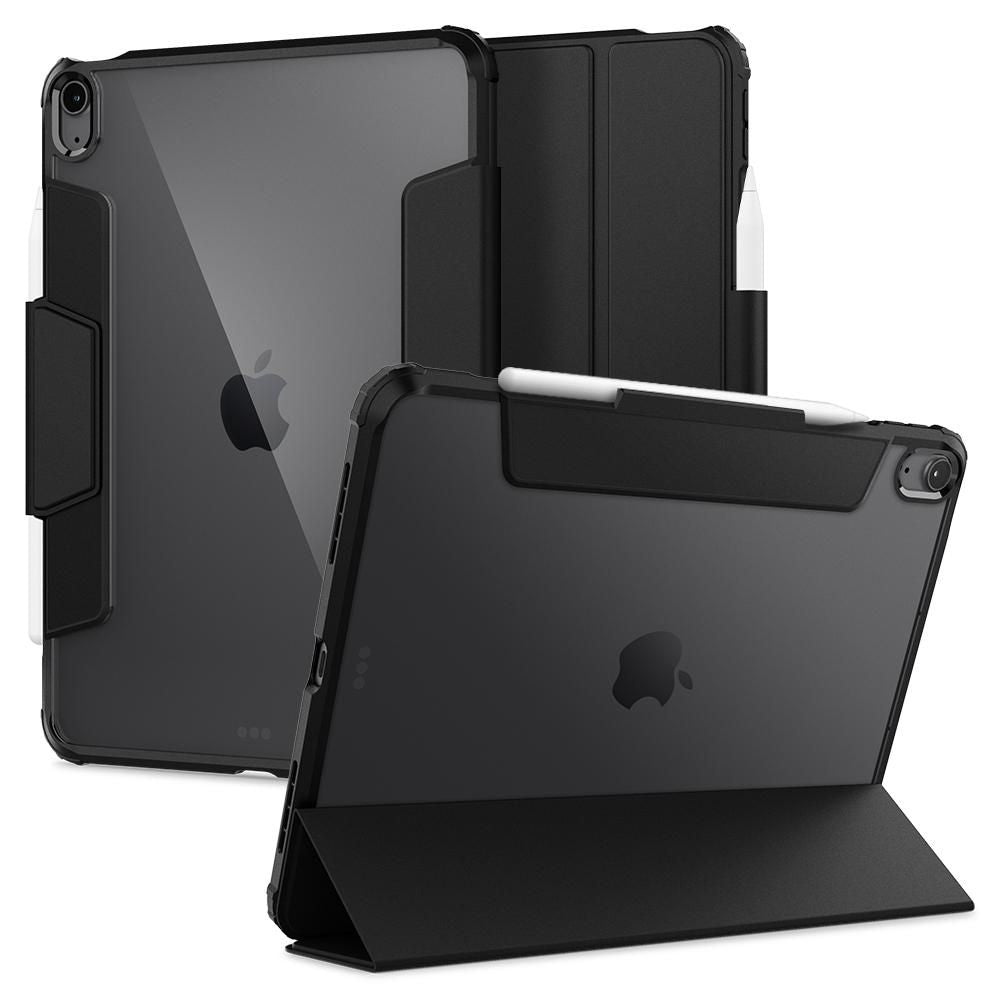 Suojakotelo Apple iPad Air (2022) / Air (2020), Spigen, Ultra Hybrid Pro, Musta