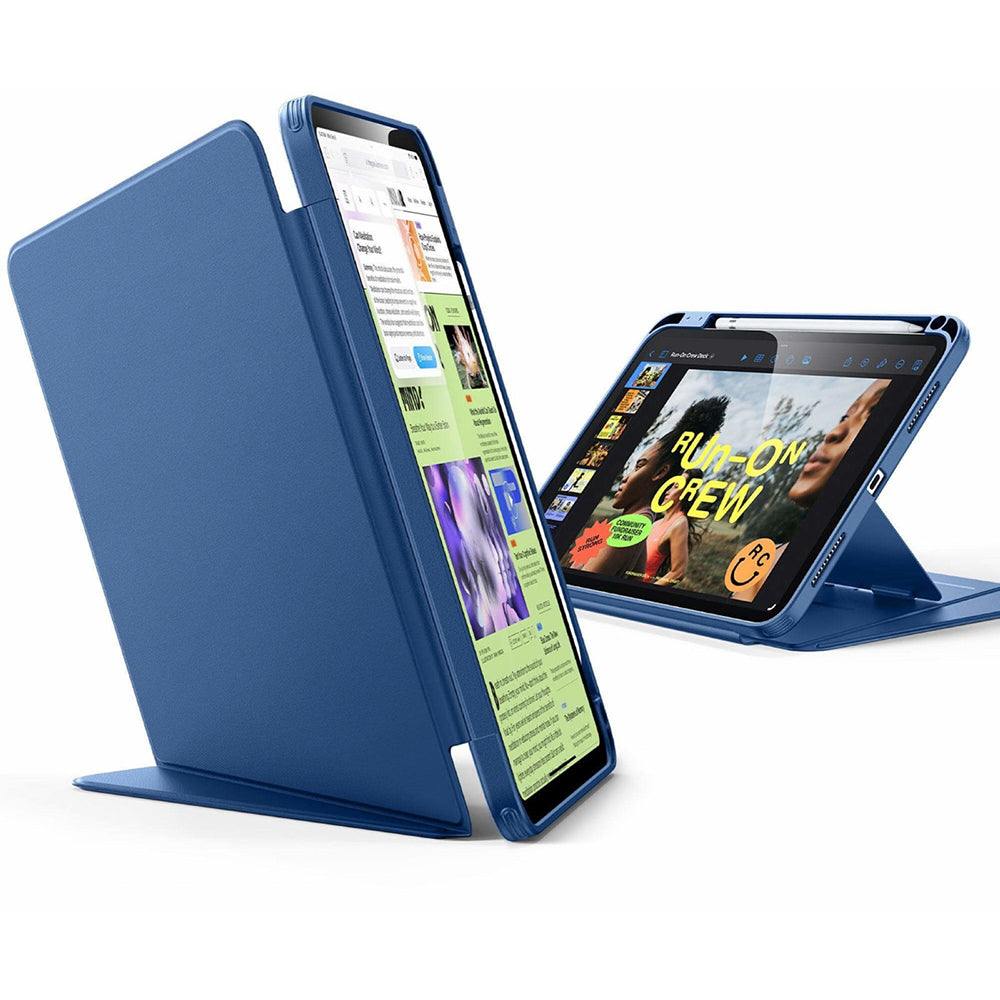 Suojakotelo Apple iPad Pro 11 (2024), ESR, Flip Hybrid kynäpidikkeellä, Sininen