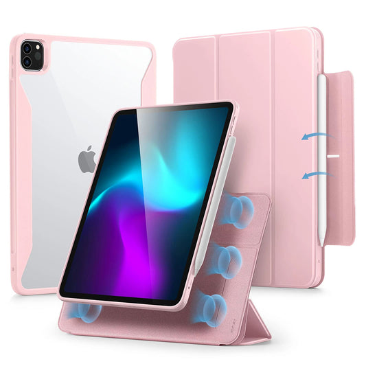 Kotelo Apple iPad Pro 11 (2024), ESR, Rebound Hybrid, Pinkki