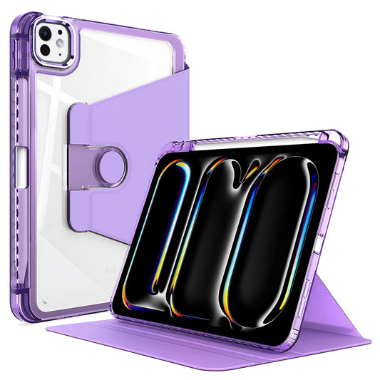 Kuori Apple iPad Pro 11 (2024):lle, Techsuit, Crystal Vision, Violetti