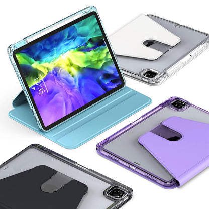 Case for Apple iPad Pro 11 (2024), Techsuit, Crystal Vision, Purple