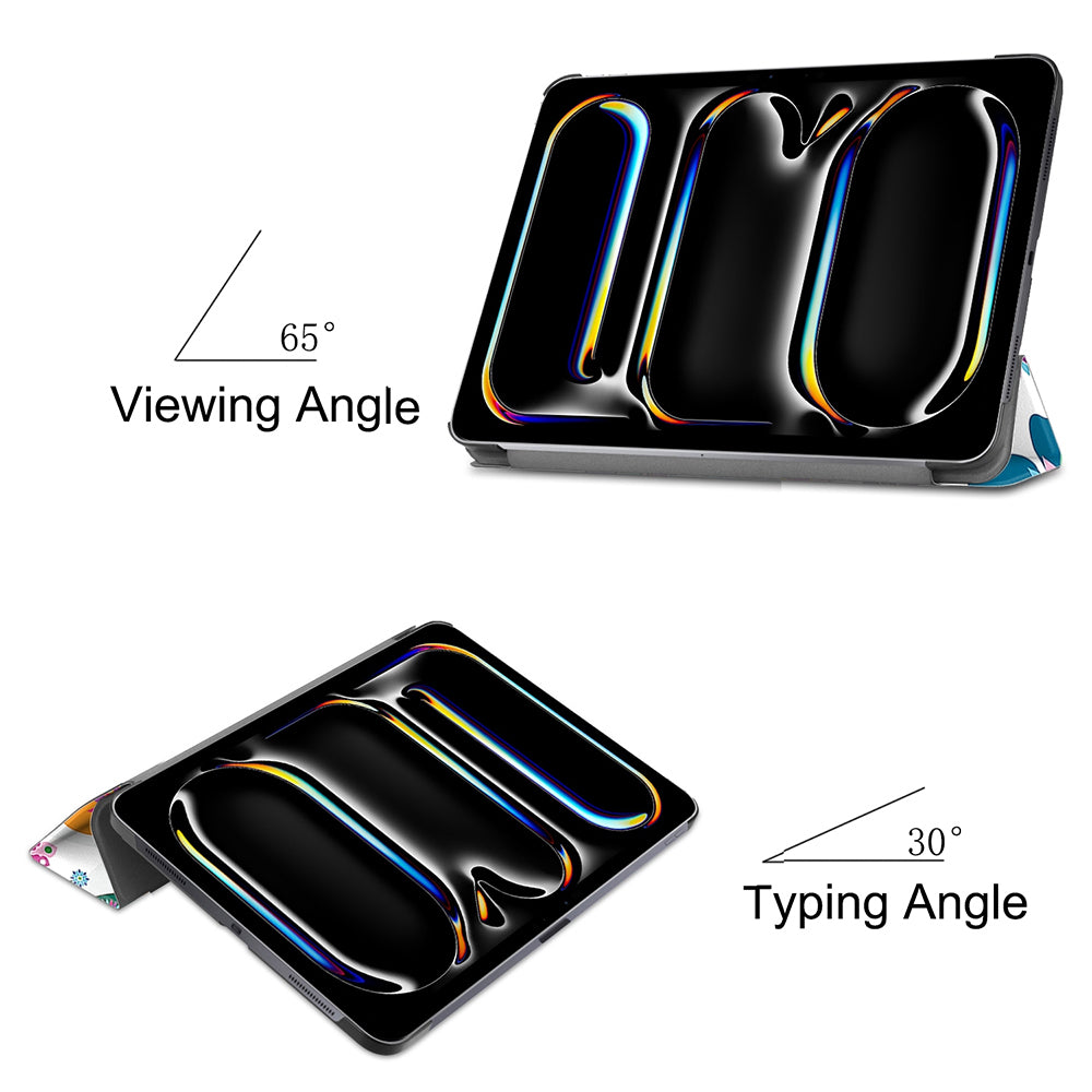 Kuori Apple iPad Pro 11 (2024) -laitteelle, Techsuit, FoldPro Butterfly, monivärinen