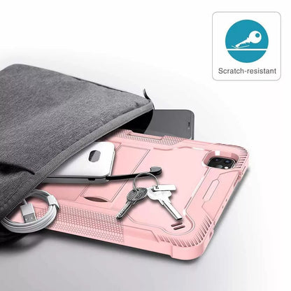 Kuori Apple iPad Pro 11 (2024):lle, Techsuit, Rugged TabShell, Vaaleanpunainen