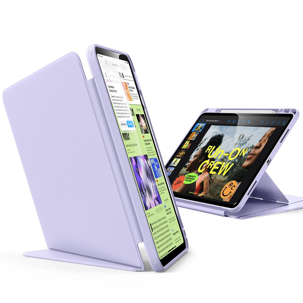 Case for Apple iPad Pro 13 (2024), ESR, Flip Hybrid with Pencil Holder, Purple