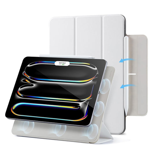 Kuori Apple iPad Pro 13 (2024) varten, ESR, Rebound, Valkoinen
