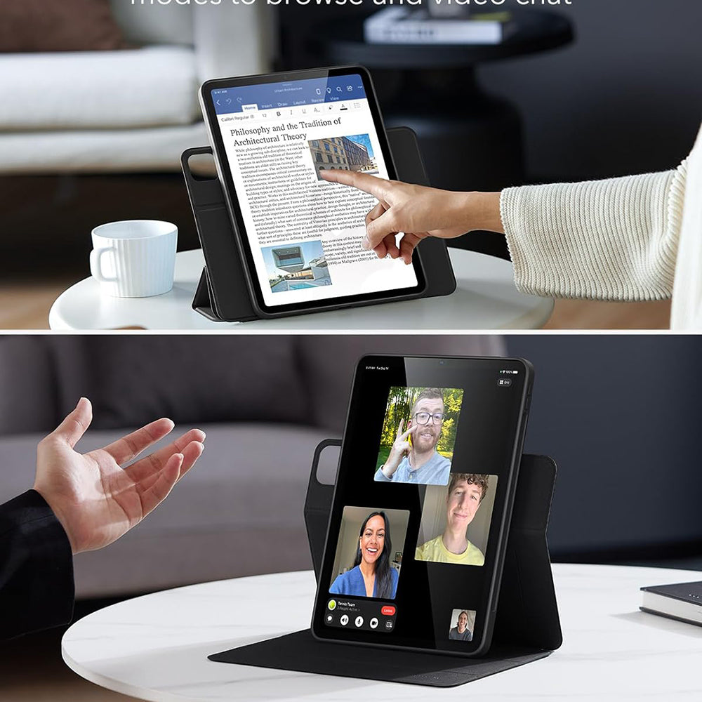 Suojakotelo Apple iPad Pro 13 (2024), ESR, Rebound Hybrid, Harmaa