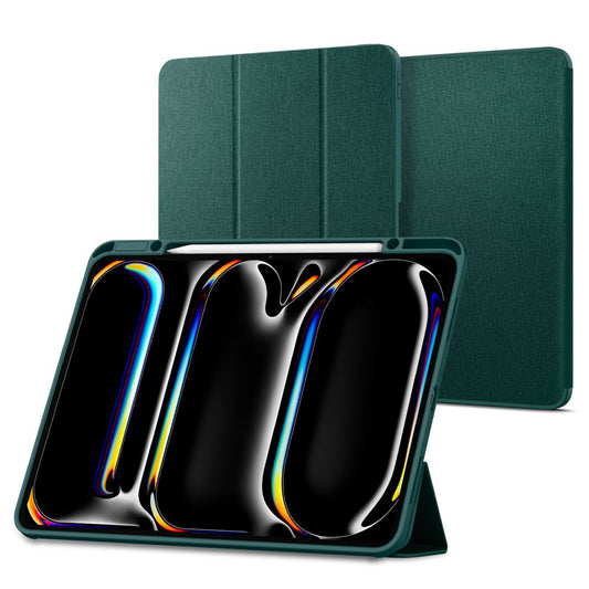 Suojakotelo Apple iPad Pro 13 (2024), Spigen, Urban Fit, Vihreä ACS07763