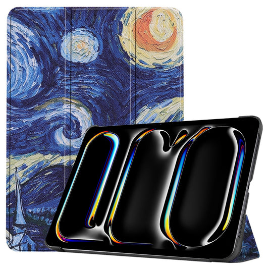 Kuori Apple iPad Pro 13 (2024) varten, Techsuit, FoldPro Starry Night, Monivärinen