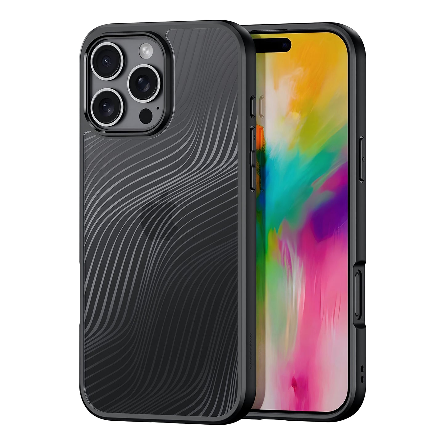 Kotelo Apple iPhone 16 Pro Maxille, DUX DUCIS, Aimo, musta 
