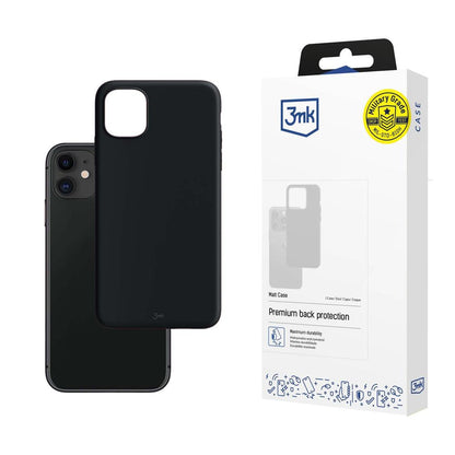 Kuori Apple iPhone 11:lle, 3MK, Matta Musta