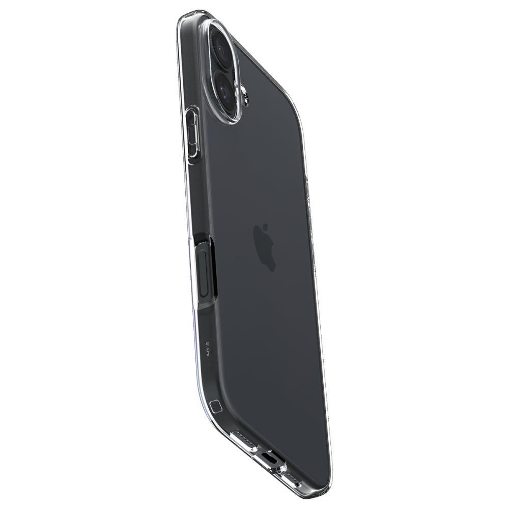 Case for Apple iPhone 16, Spigen, Liquid Crystal, Transparent ACS08190 