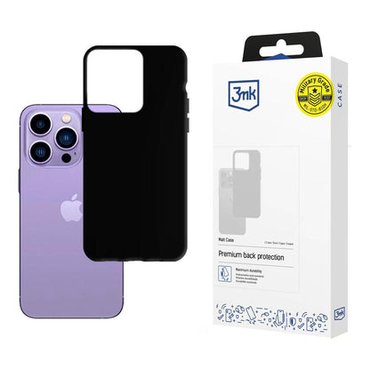 Suojakotelo Apple iPhone 14 Pro Max, 3MK, Matta Musta