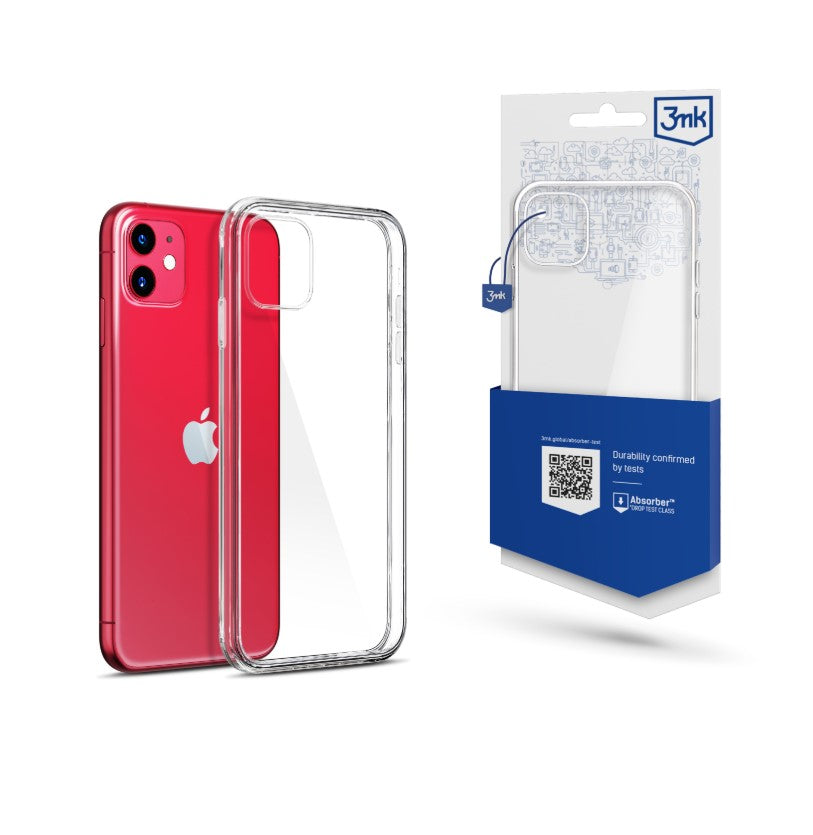 Kuori Apple iPhone 11:lle, 3MK, Kirkas, Läpinäkyvä