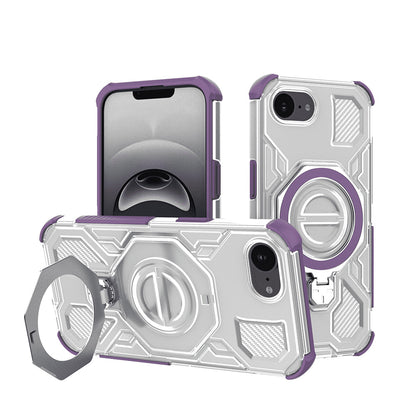 Kuori Apple iPhone 17e / 16e:lle, Techsuit, Carbon Shield Pro, Violetti