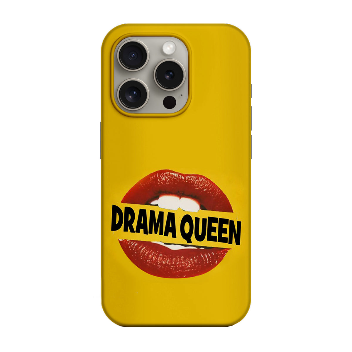 Case for Apple iPhone 16 Pro, Perfect Case, LOVE-Splash Drama Queen, Multicolor
