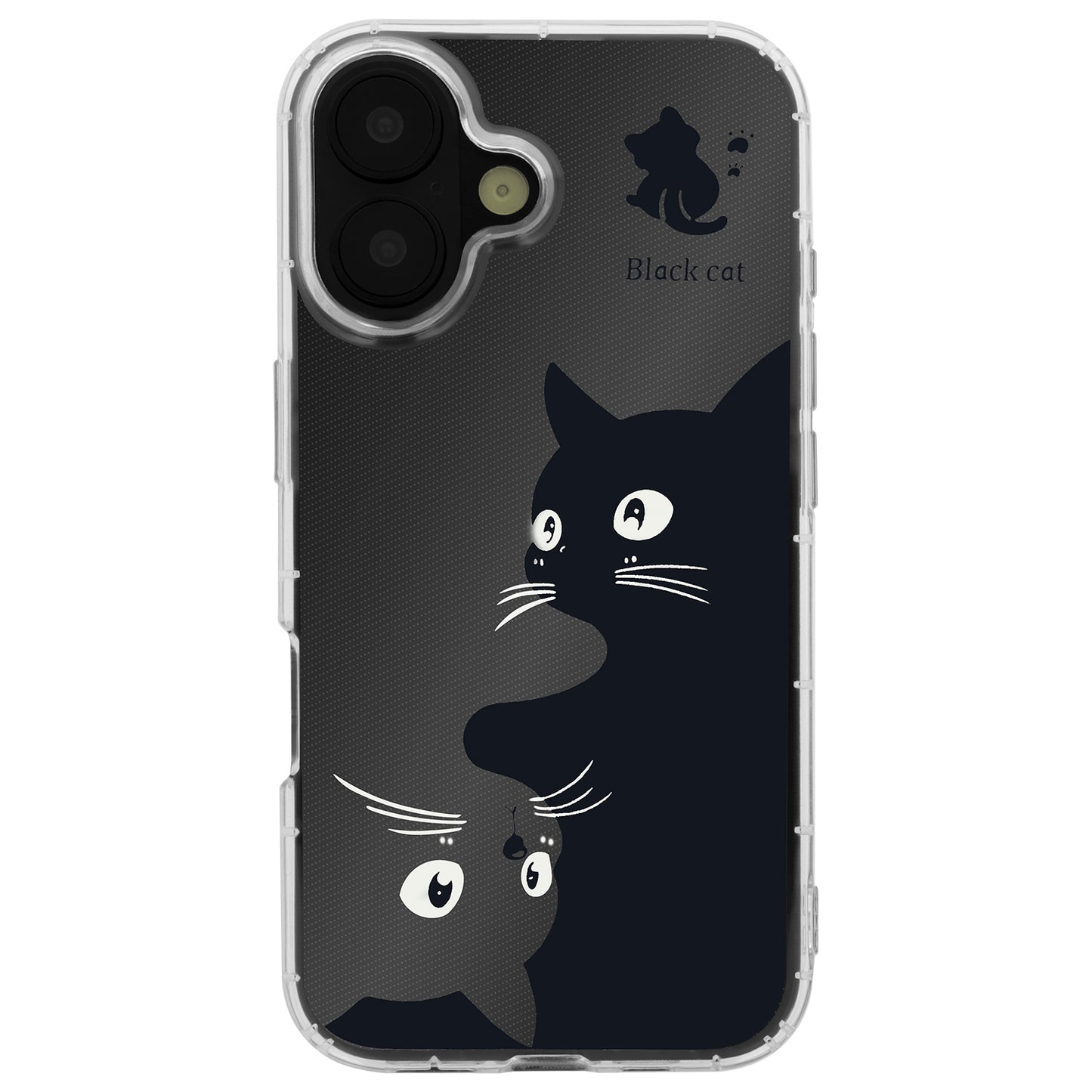 Suojakotelo Apple iPhone 17:lle, OEM, Ultra Trendy Cat, Musta