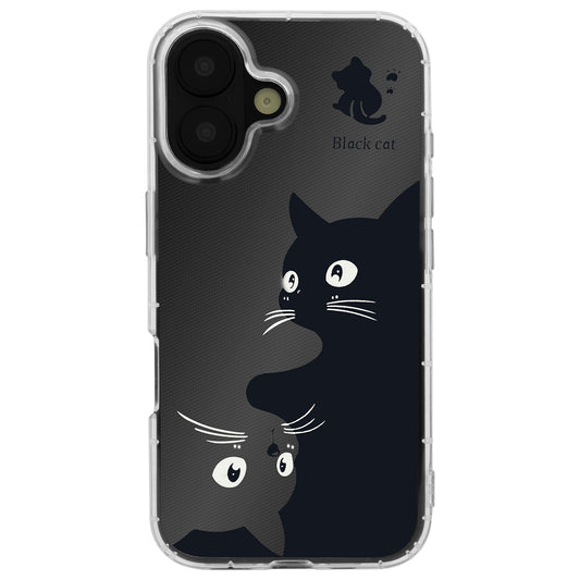 Suojakotelo Apple iPhone 17:lle, OEM, Ultra Trendy Cat, Musta