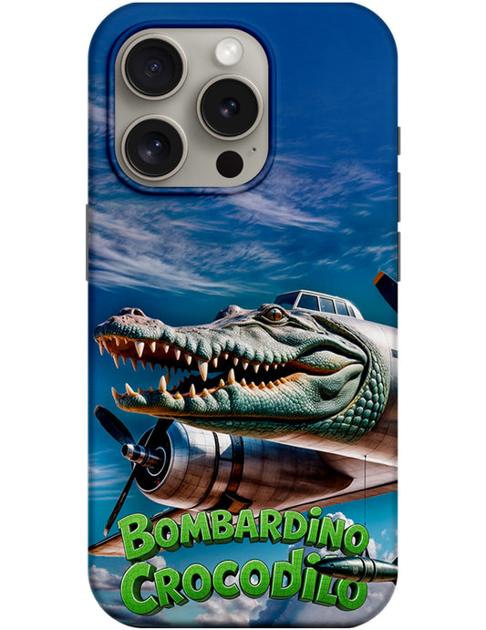 Case for Apple iPhone 12 / 12 Pro, Perfect Case, Italian Brainrot Bombardino Crocodilo, Multicolor