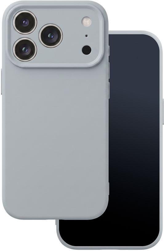 Kuori Apple iPhone 17 Pro:lle, OEM, silikoni, harmaa
