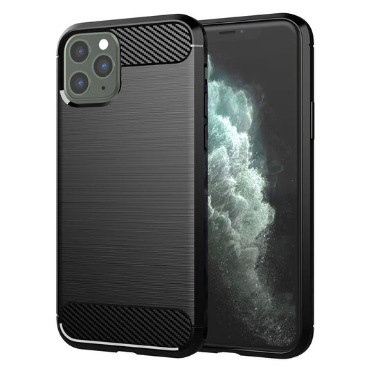 Kuori Apple iPhone 11 Pro Maxille, Techsuit, Hiili, Musta