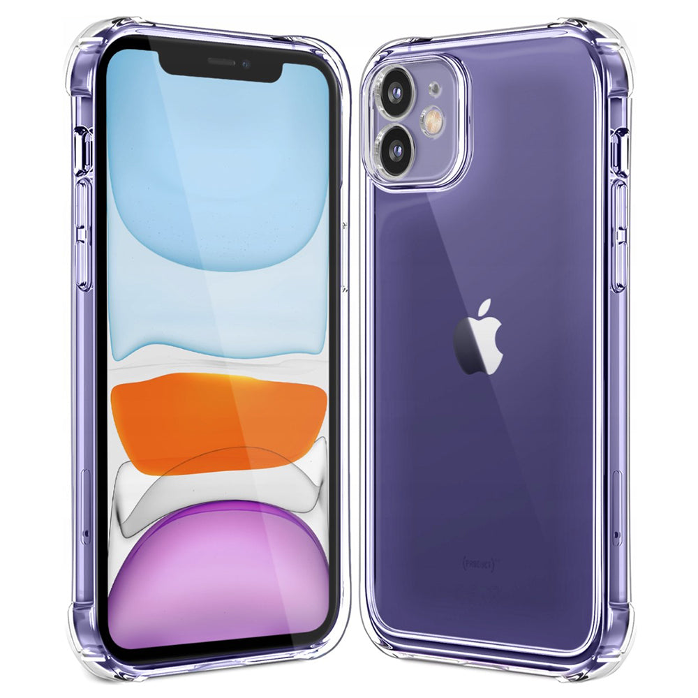 Case for Apple iPhone 11, Techsuit, Shockproof Clear, Transparent