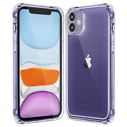 Kuori Apple iPhone 11:lle, Techsuit, Iskunkestävä Kirkas, Läpinäkyvä