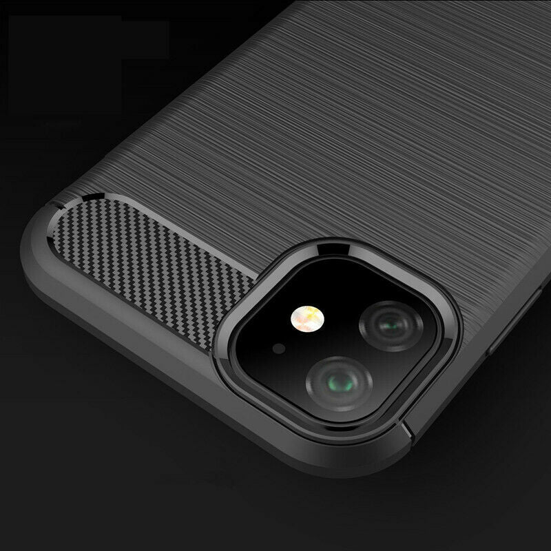 Case for Apple iPhone 12 mini, Techsuit, Carbon, Black