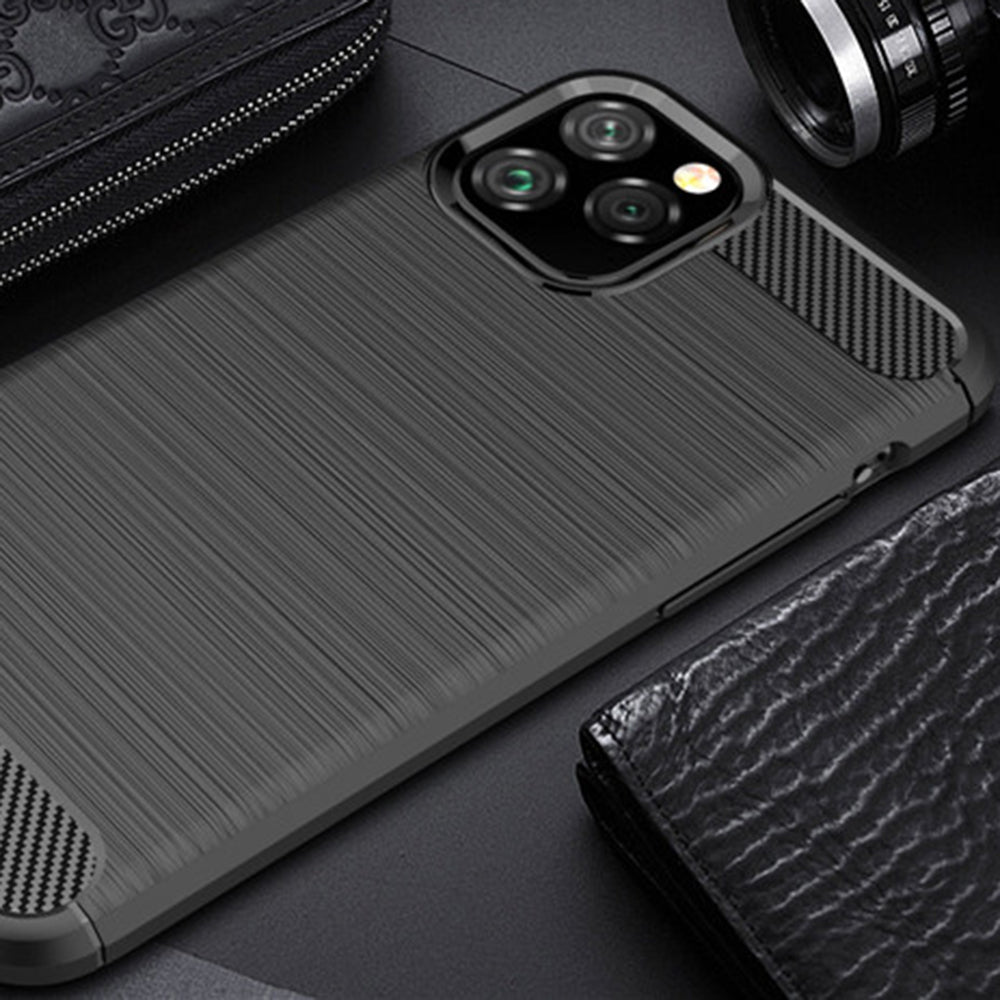 Kuori Apple iPhone 12 Pro Maxille, Techsuit, Hiili, Musta