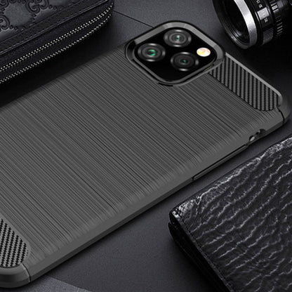 Kuori Apple iPhone 12 Pro Maxille, Techsuit, Hiili, Musta