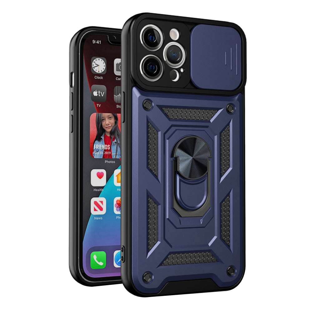 Kuori Apple iPhone 12 Pro:lle, Techsuit, CamShield, Sininen