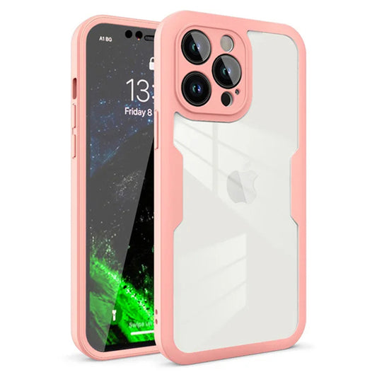Kuori Apple iPhone 12 Pro:lle, Techsuit, ColorVerse 360, Vaaleanpunainen