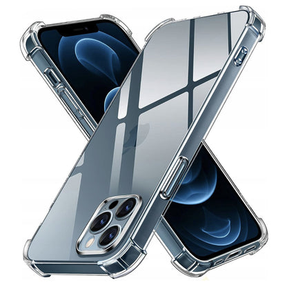 Kuori Apple iPhone 12 Pro:lle, Techsuit, Iskunkestävä Kirkas, Läpinäkyvä