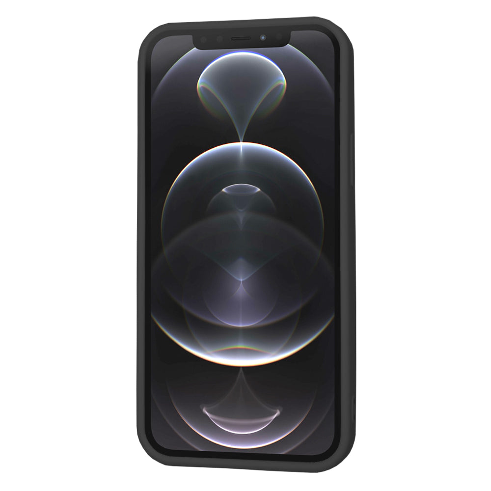 Kuori Apple iPhone 12 Pro:lle, Techsuit, SoftFlex, Musta