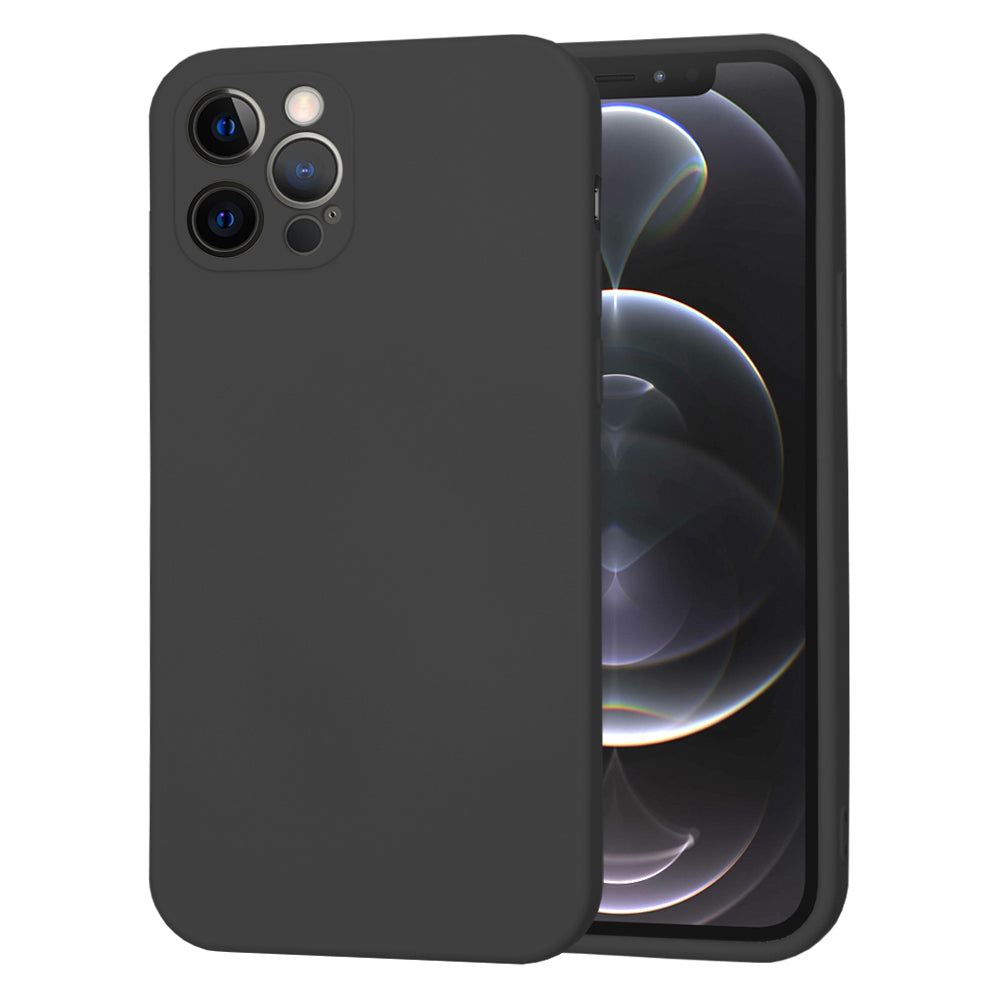 Kuori Apple iPhone 12 Pro:lle, Techsuit, SoftFlex, Musta