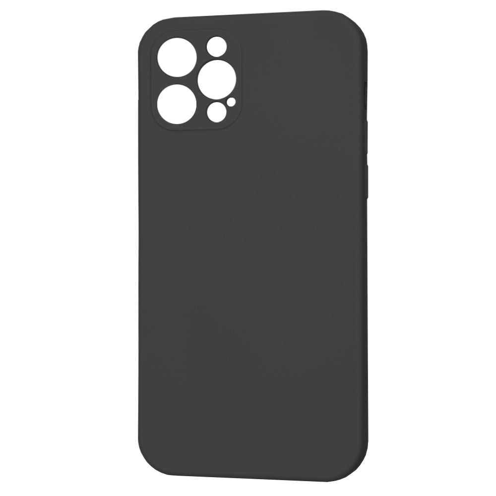 Kuori Apple iPhone 12 Pro:lle, Techsuit, SoftFlex, Musta