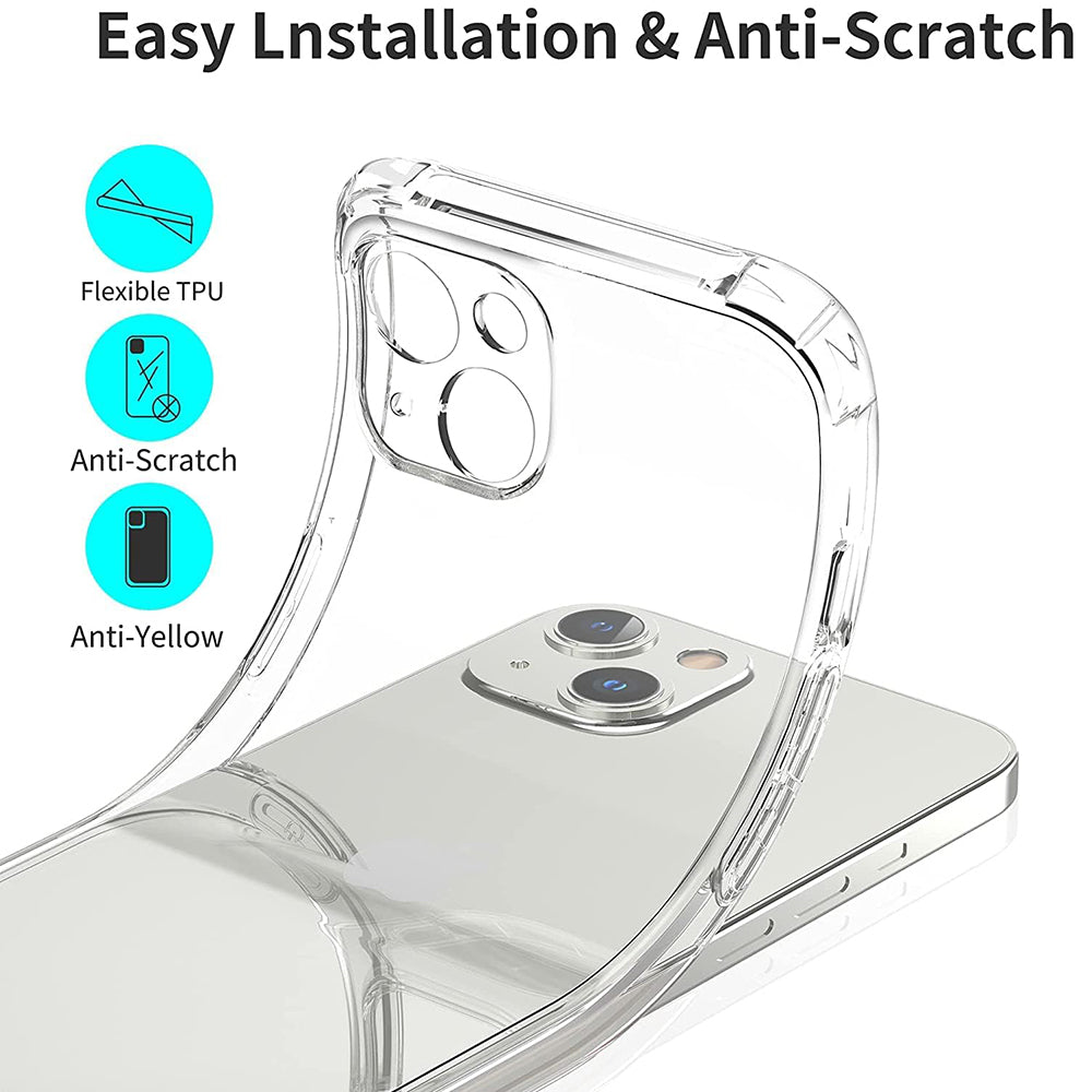 Kuori Apple iPhone 13 minille, Techsuit, Iskunkestävä Kirkas, Läpinäkyvä
