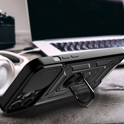 Kuori Apple iPhone 13 Pro Maxille, Techsuit, CamShield, Musta
