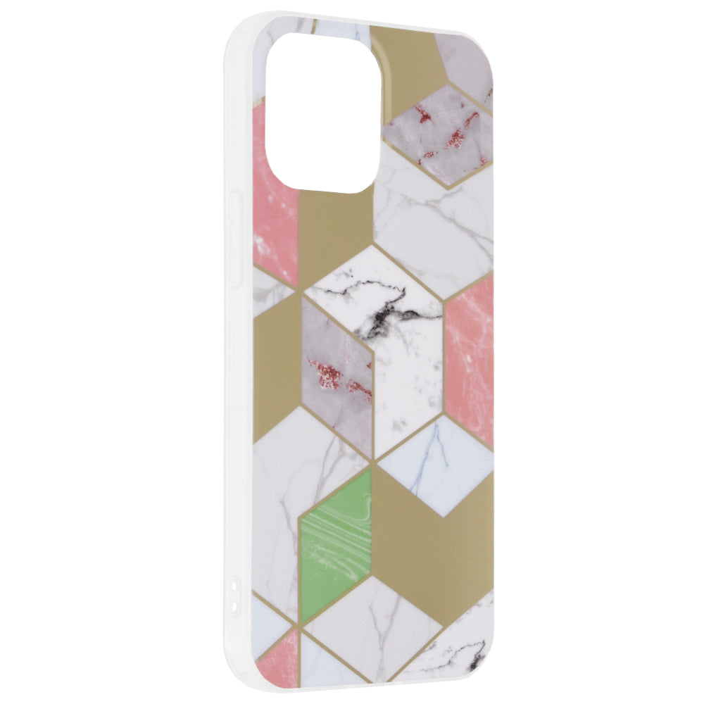 Kuori Apple iPhone 13 Pro Maxille, Techsuit, Marble, Violetti