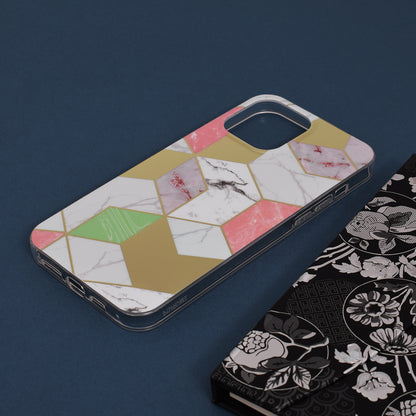 Kuori Apple iPhone 13 Pro Maxille, Techsuit, Marble, Violetti