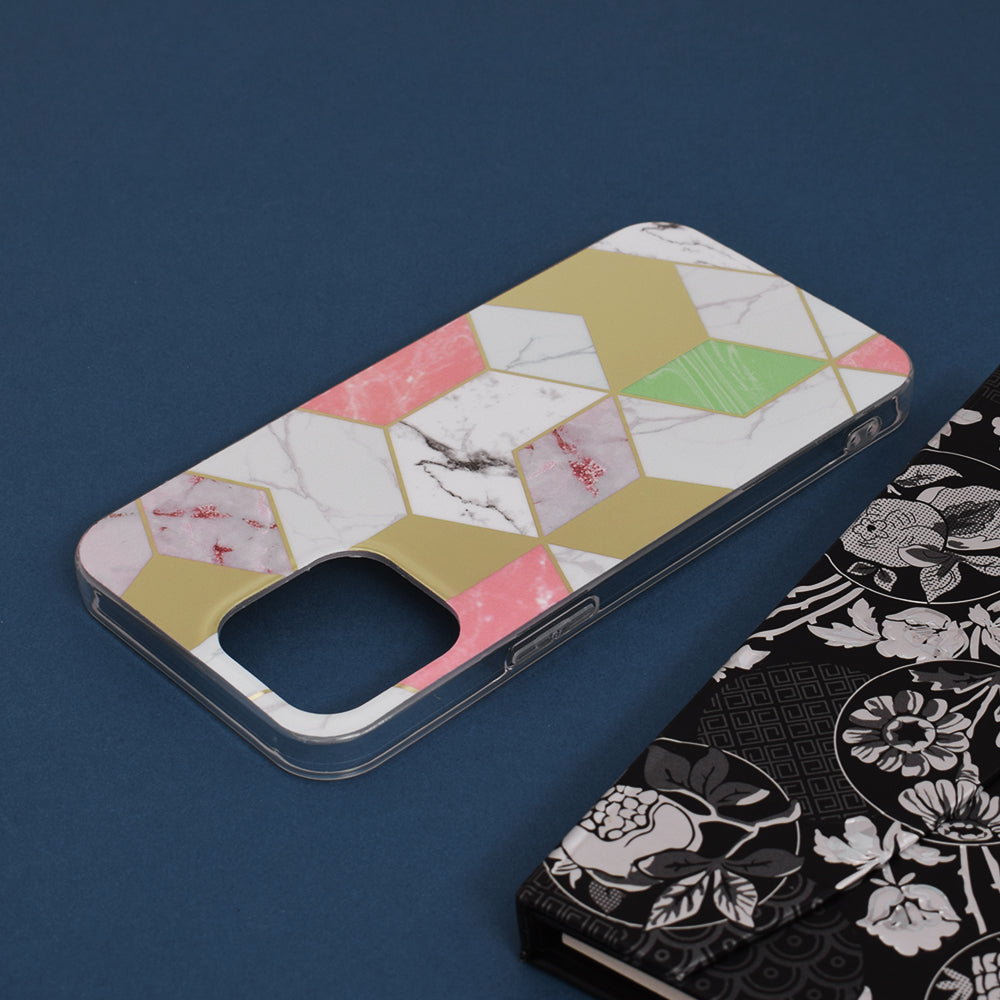 Kuori Apple iPhone 13 Pro Maxille, Techsuit, Marble, Violetti