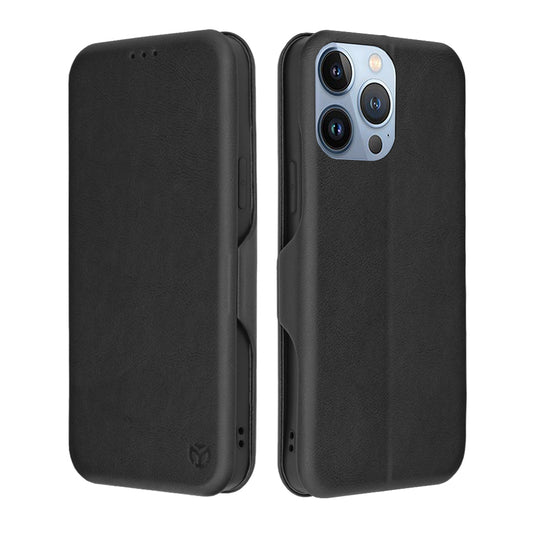 Kuori Apple iPhone 13 Pro Maxille, Techsuit, Safe Wallet Plus, Musta