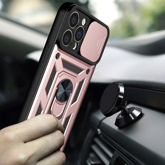 Kuori Apple iPhone 13 Pro:lle, Techsuit, CamShield, Vaaleanpunainen