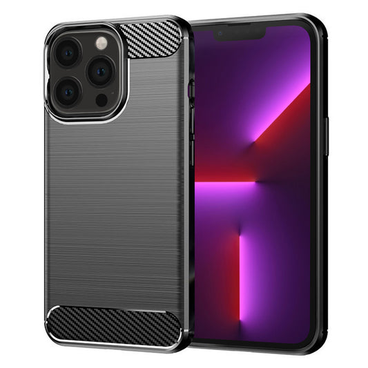 Kuori Apple iPhone 13 Pro:lle, Techsuit, Hiili, Musta