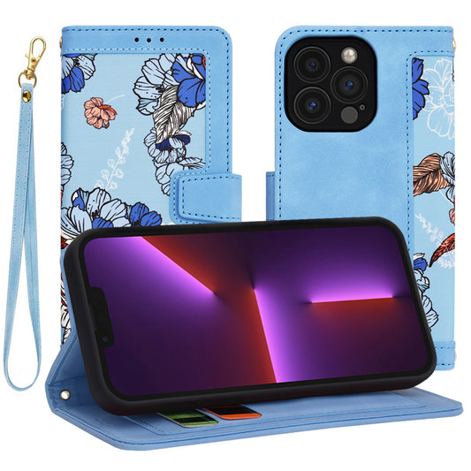 Kuori Apple iPhone 13 Pro:lle, Techsuit, FlipCraft, Sininen